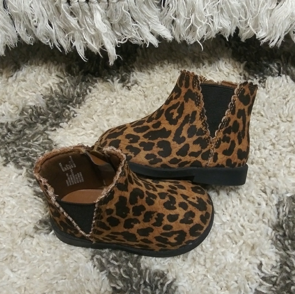 Leopard/Cheetah print boots